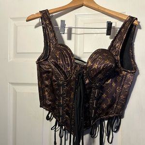 Lv corset top ( The Dapper Corset )